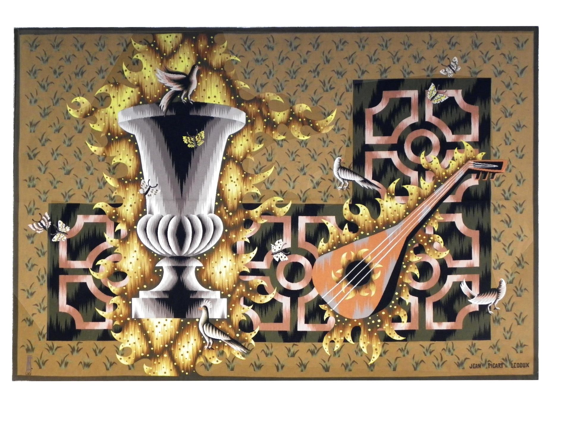 Tapisserie contemporaine jean piccart le doux Tapisserie contemporaine jean piccart le doux