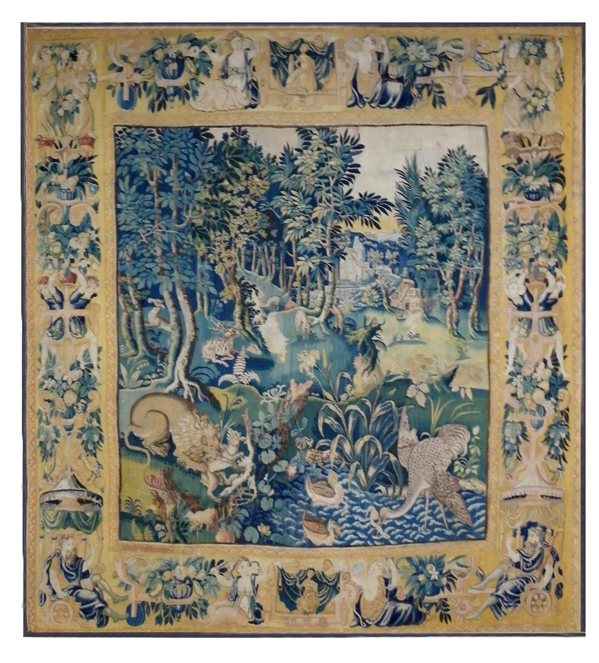 LA TAPISSERIE DE ATELIER DE LA MARCHE - FUEILLES DE CHOUX LA TAPISSERIE DE ATELIER DE LA MARCHE - FUEILLES DE CHOUX