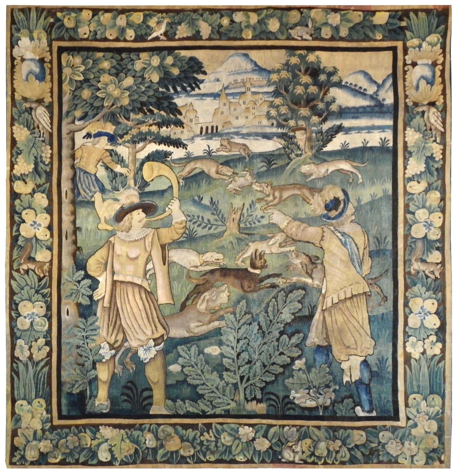 LA TAPISSERIE DE ATELIER DE LA MARCHE CHASSE AU LAPIN LA TAPISSERIE DE ATELIER DE LA MARCHE CHASSE AU LAPIN