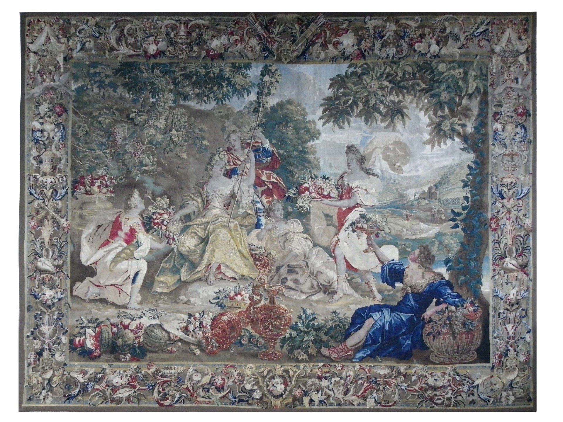 Photo of the Brussels Tapestry, Collection Jabert Gallery: The Four Seasons - Autumn