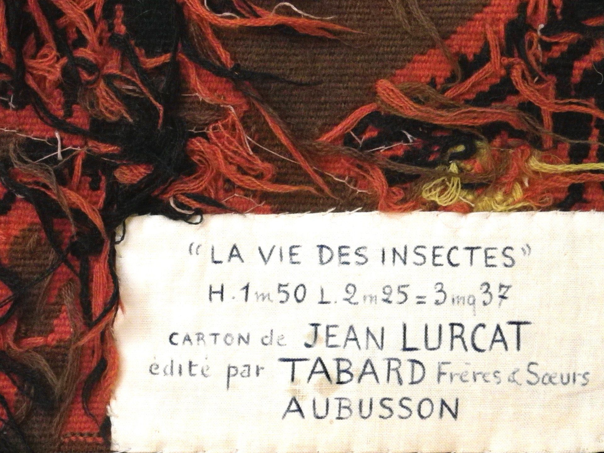 CONTEMPORARY TAPESTRY LURCAT à Versailles