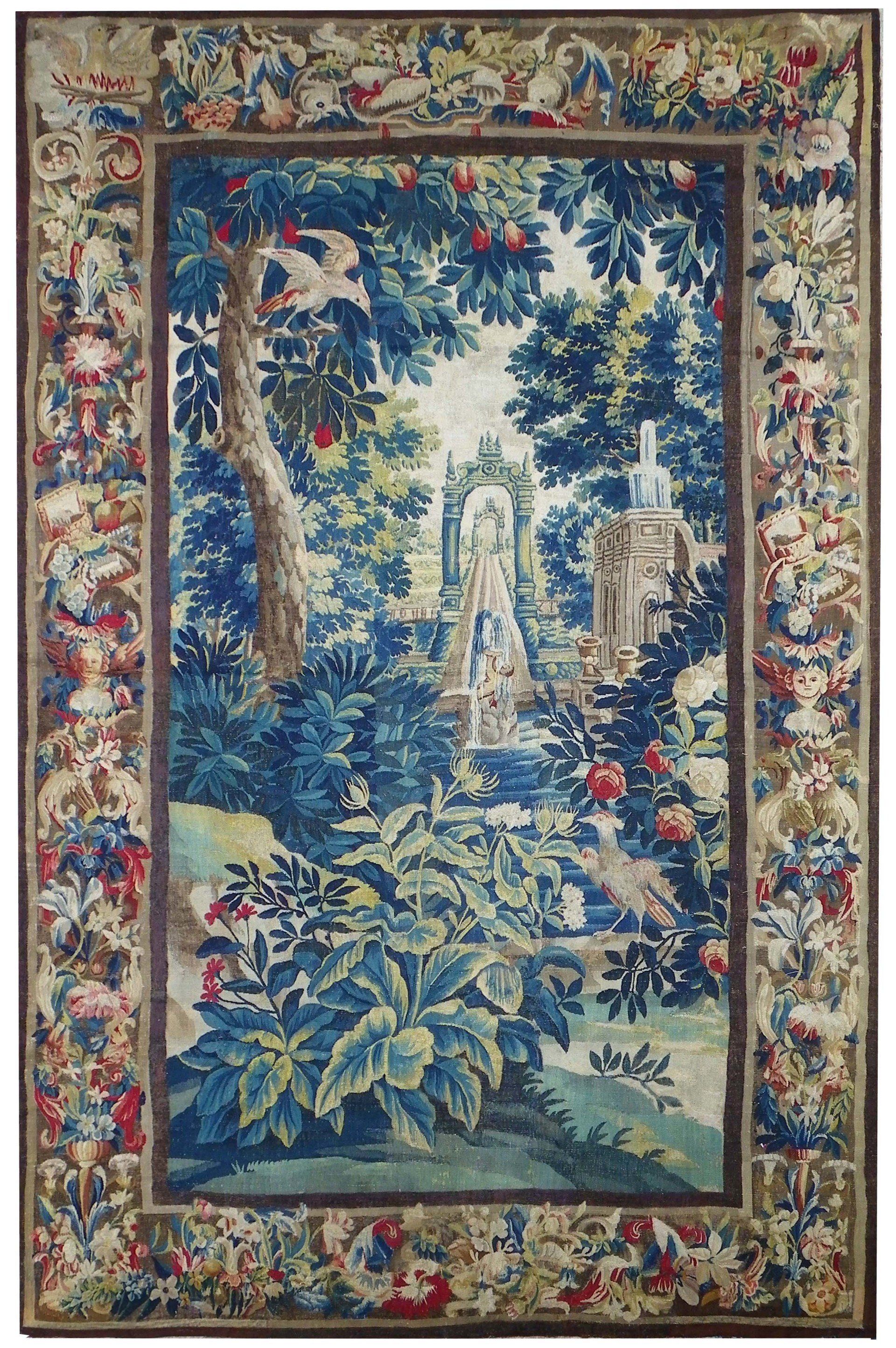 Tapeçaria Francesa Verdure Manufatura Aubusson EM FRANÇAV