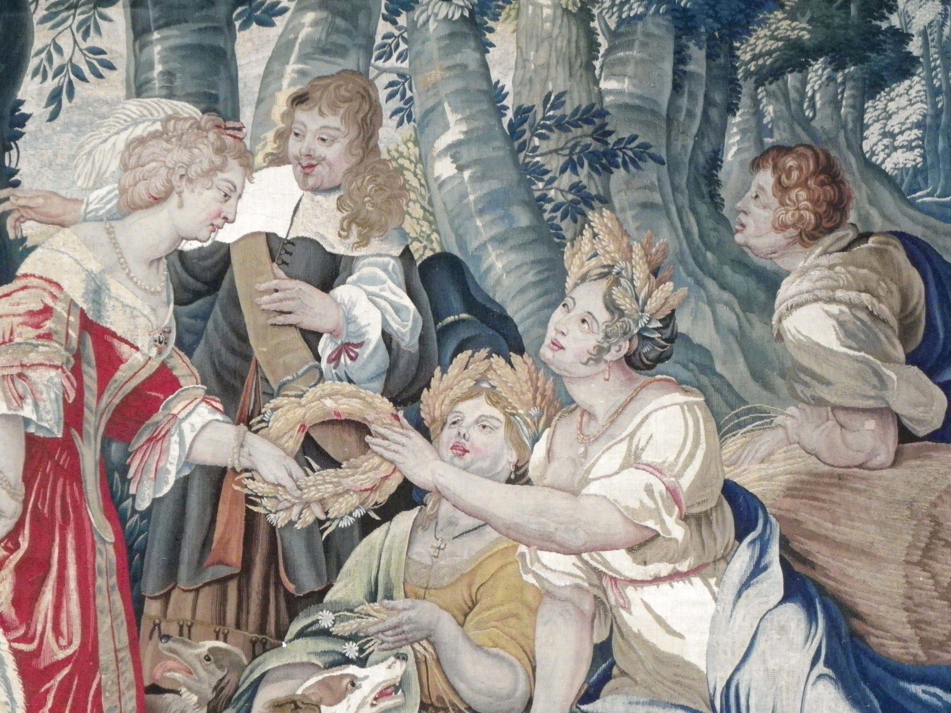 Tapestry Tapestry of Antwerp - Flanders - The goddess Ceres Tapestry Tapestry of Antwerp - Flanders - The goddess Ceres