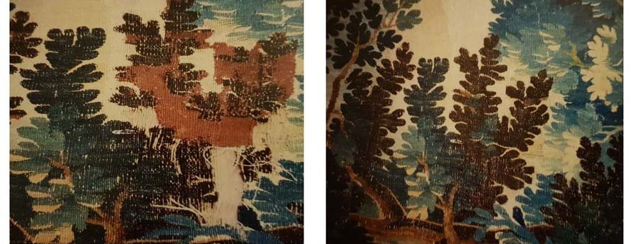 Nettoyage et Restauration de Tapisserie Ancienne Aubusson Nettoyage et Restauration de Tapisserie Ancienne Aubusson
