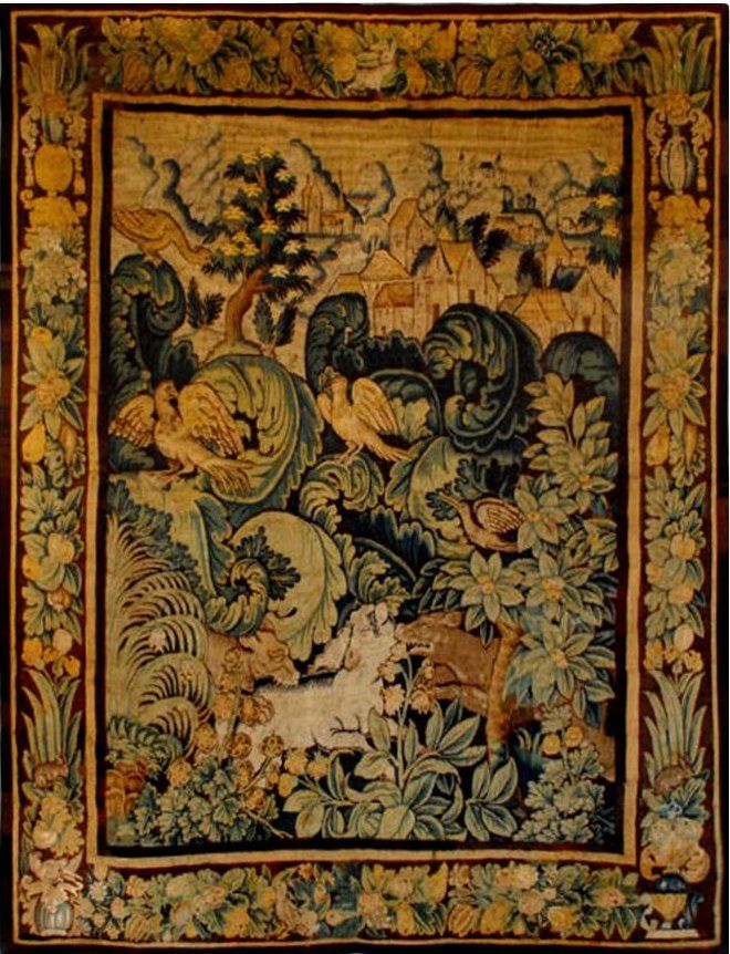 Cleaning and Restoration of Ancient and Contemporary Aubusson Tapestry