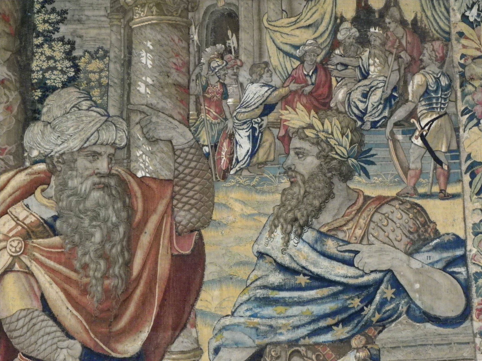 tapisserie bruxelles ancien testament roi david et saul