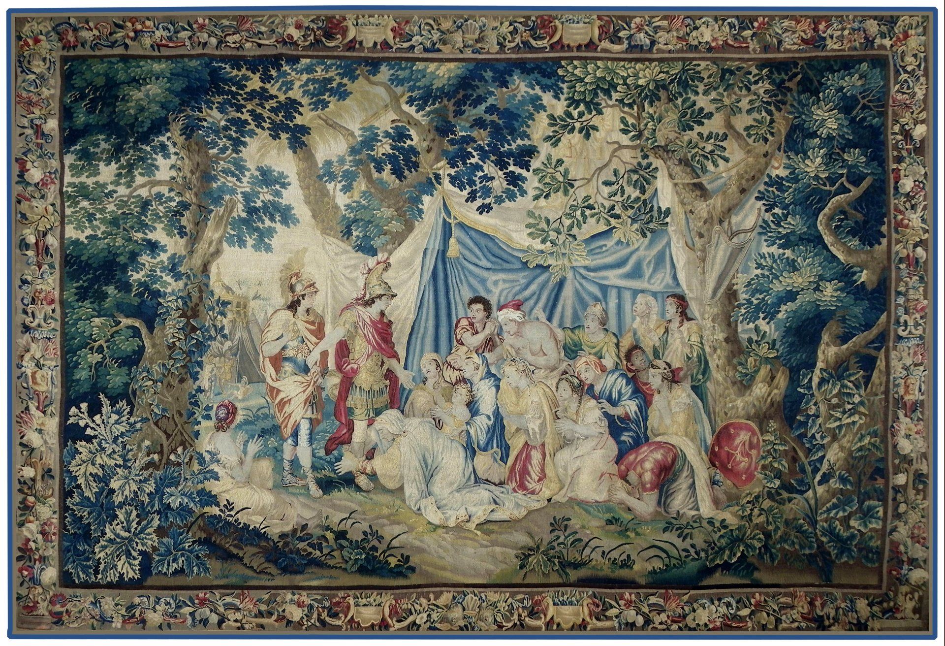 tapisserie ancienne Bruxelles retour d'Alexandre tapisserie ancienne Bruxelles retour d'Alexandre