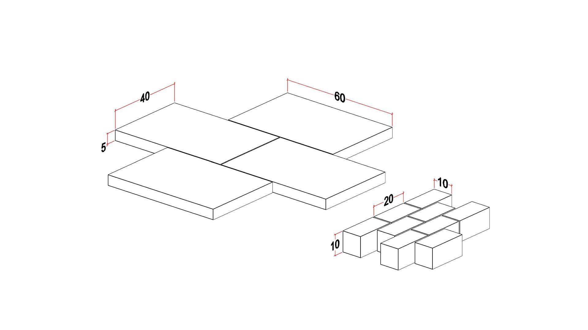 Baldosas y Adoquines de granito Gris Cotas