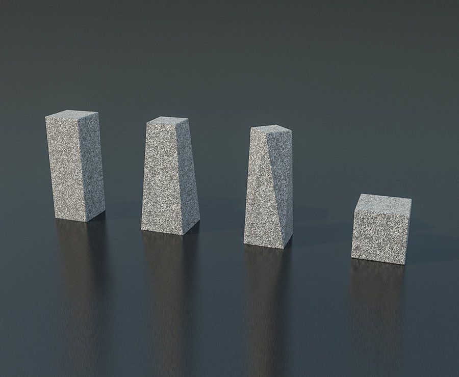 Bolardos de Granito Gris Quintana