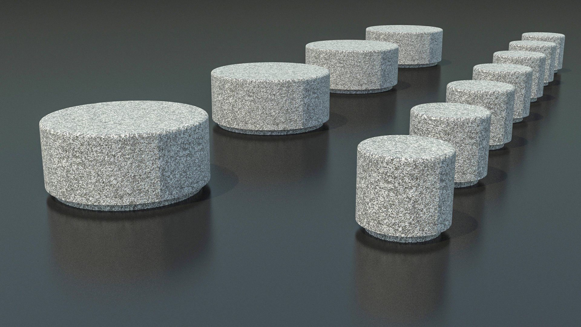 Banco Granito Bollard