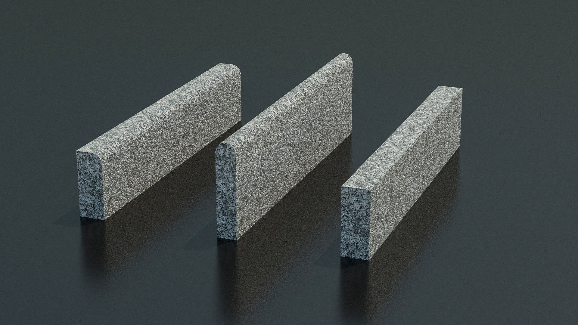 Bordure Granit Gris Quintana Type P