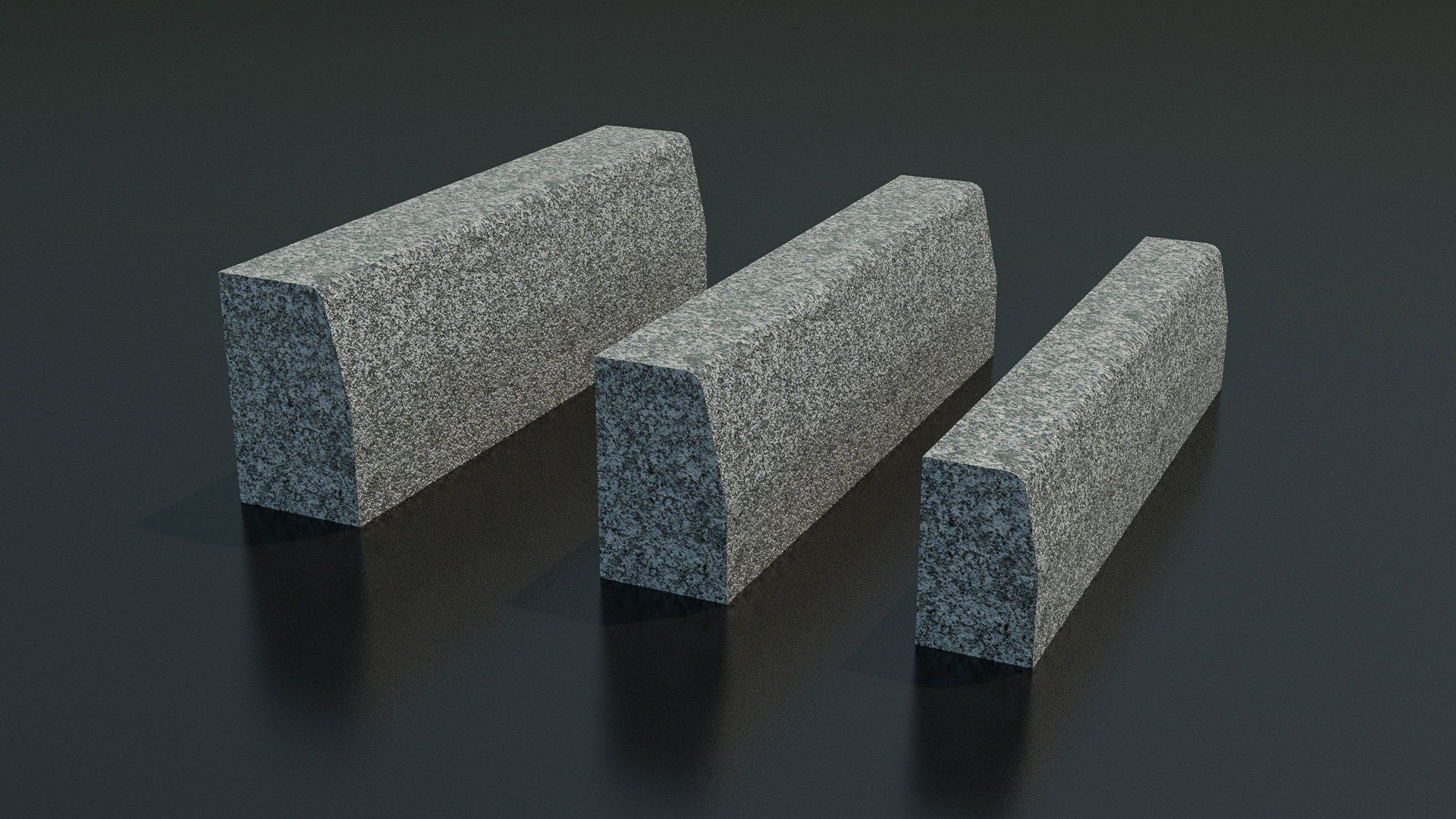 Bordure Granit Gris Quintana Type T