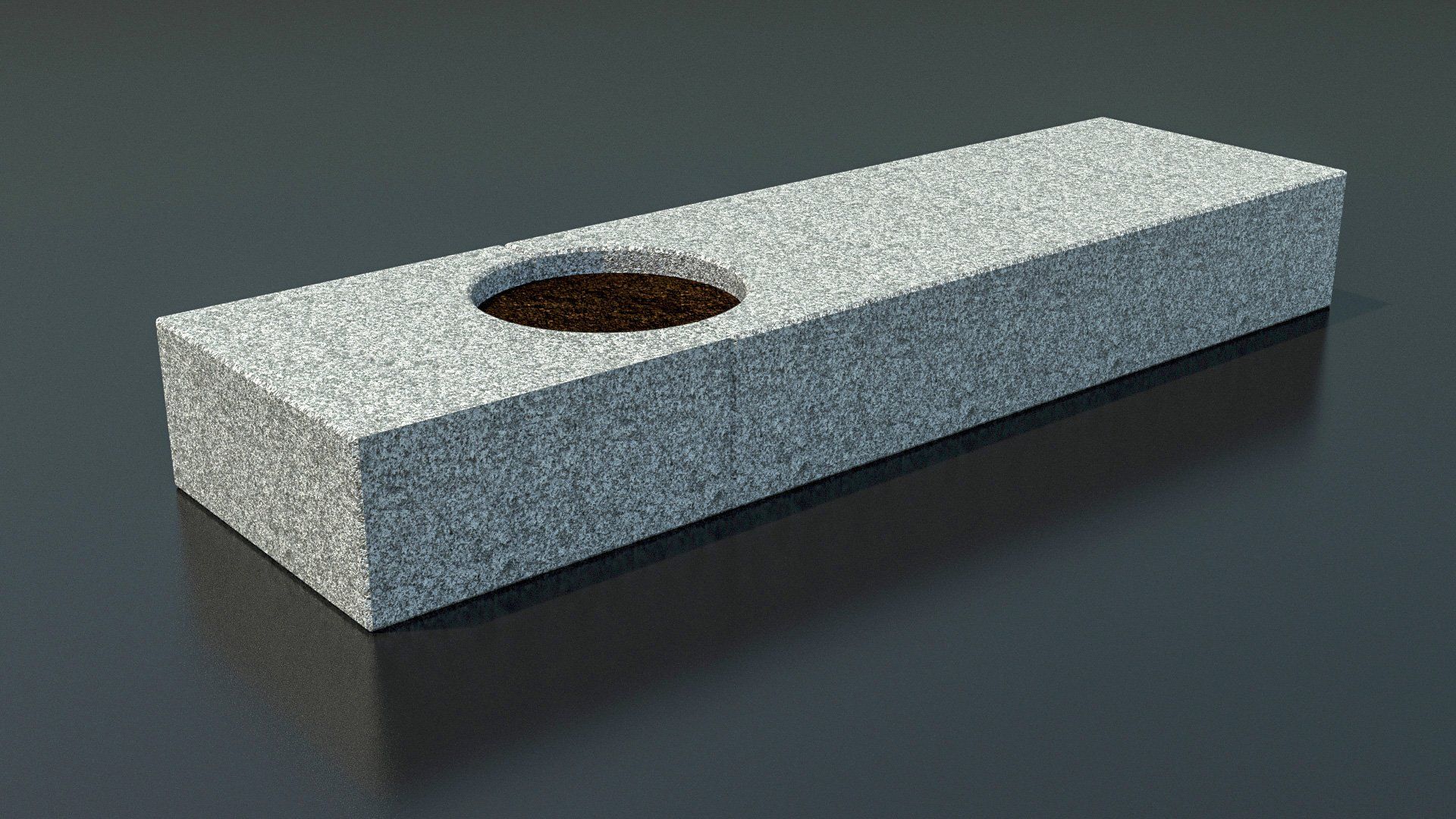 Banco Granito Gardenning