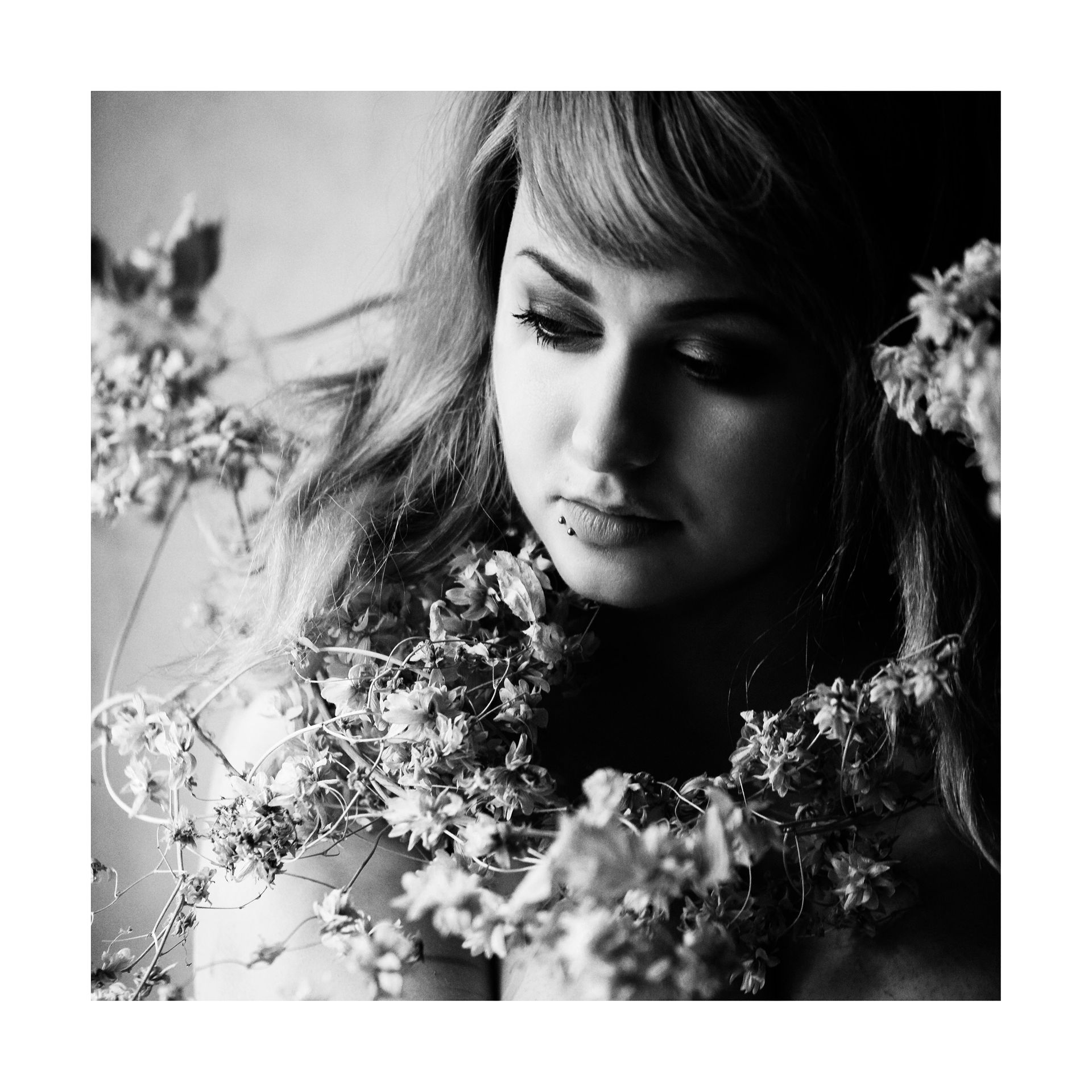 Fineart Frauenportrait s/w Frau Portrait schwarzweiss Fineart