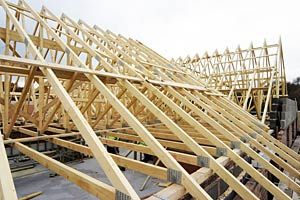 Roof Formed using Trussed Rafters