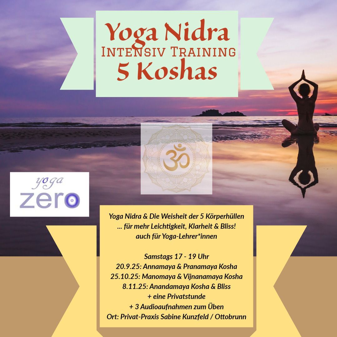 Erlebe und erforsche die 5 Körperhüllen, in Verbindung mit Yoga Nidra, für ein tieferes Verständnis