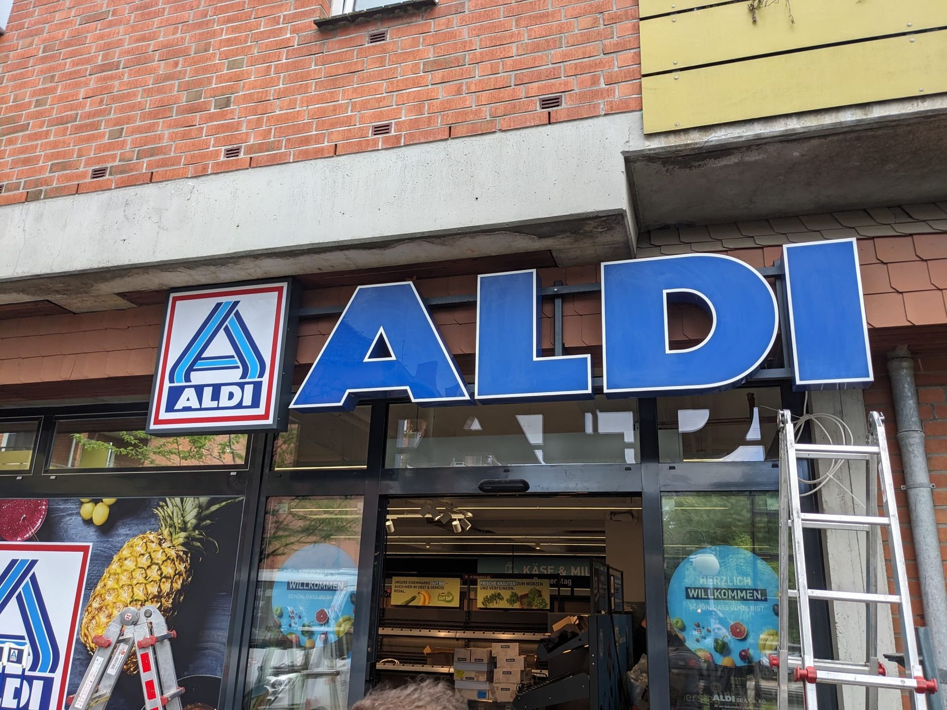 Aldi Einzelbuchstaben in Kiel