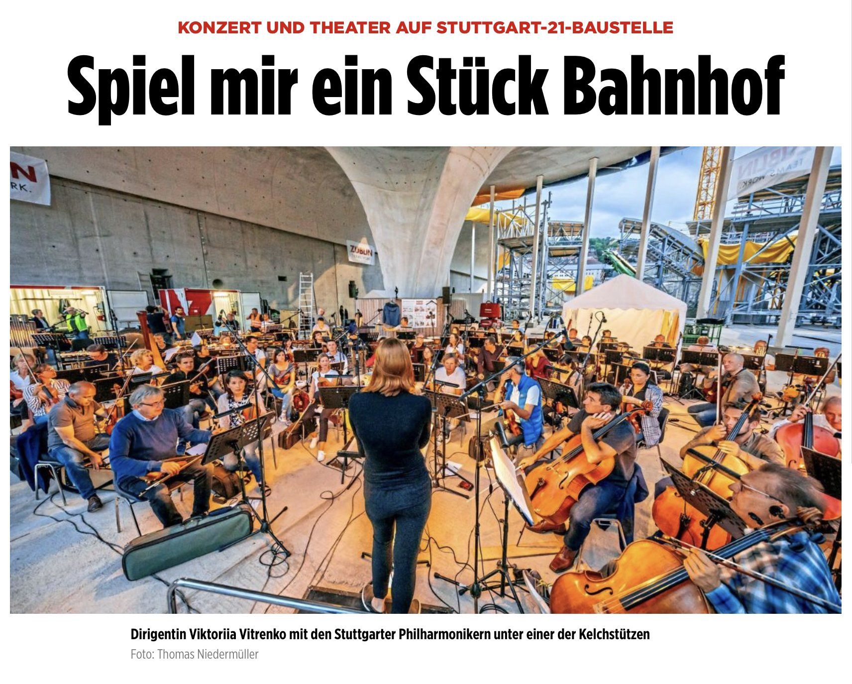 Stuttgarter Philharmoniker bei den Proben