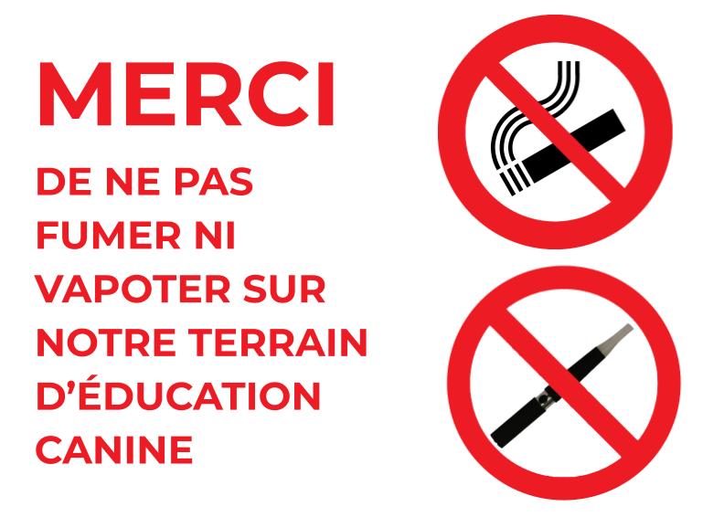 Merci de ne pas fumer ni vapoter