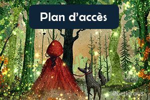 Plan d'accès au terrain d'éducation canine de Détente Animal