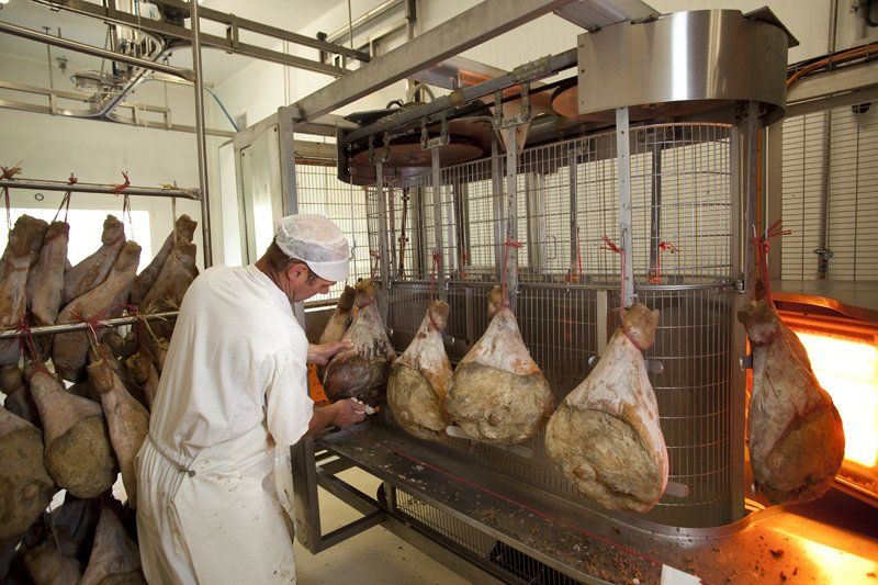Carrousel à corde, circuit continu pour l’agro-alimentaire