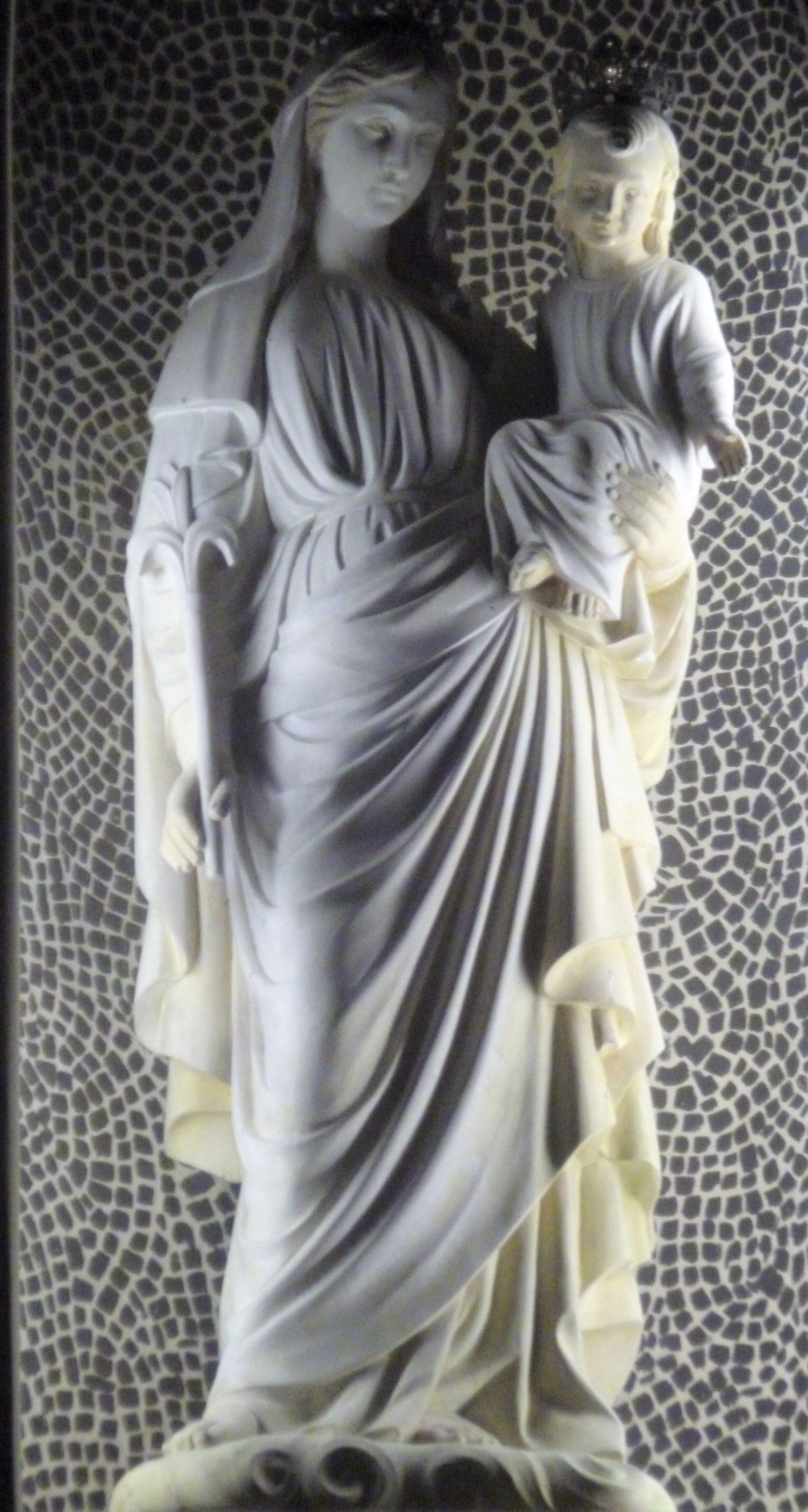 Vierge de Pierre Vermare à notre-dame de l'hermitage
