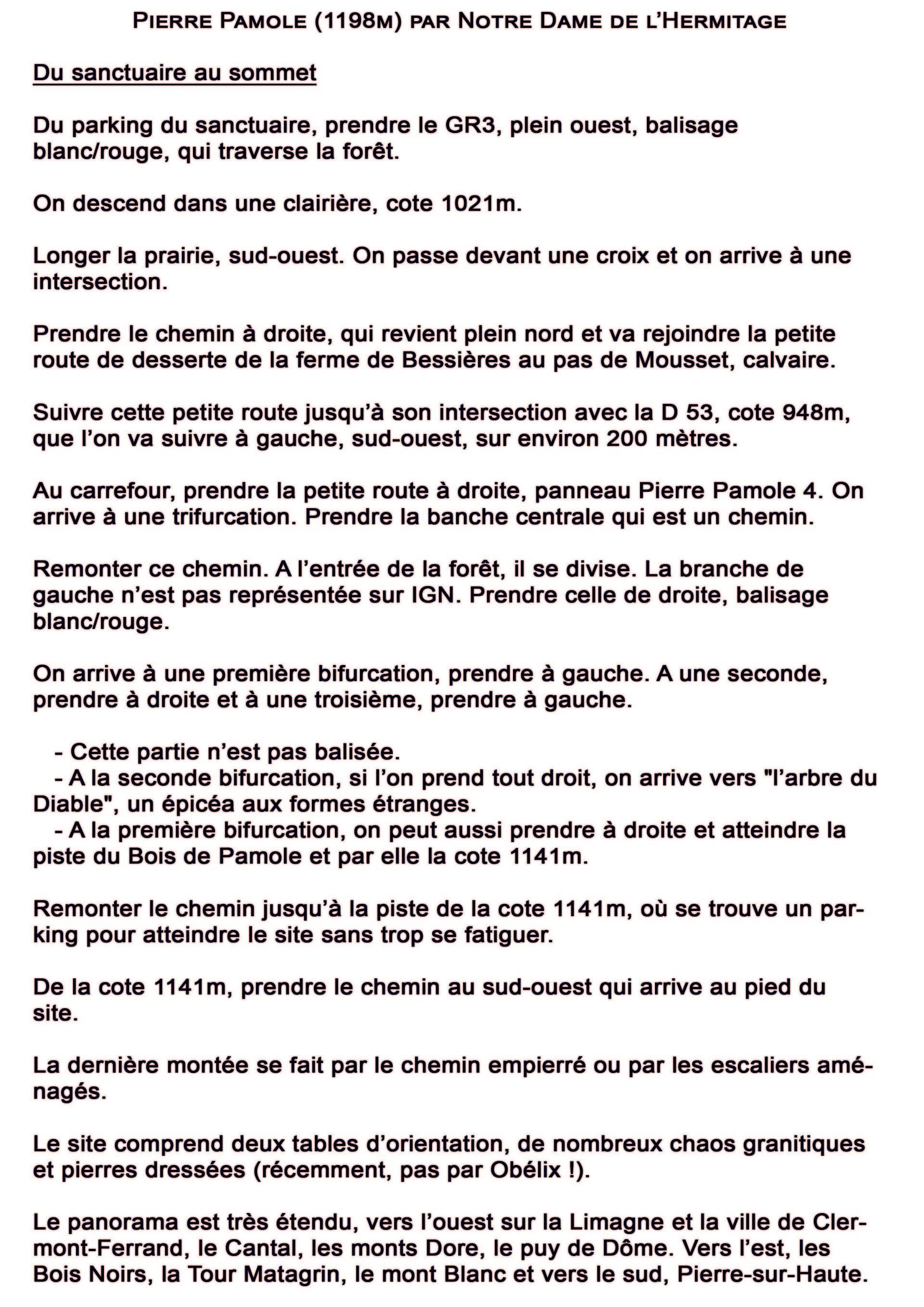 cliquer ici randonnée le lit de la vierge à notre-Dame de l'hermitage