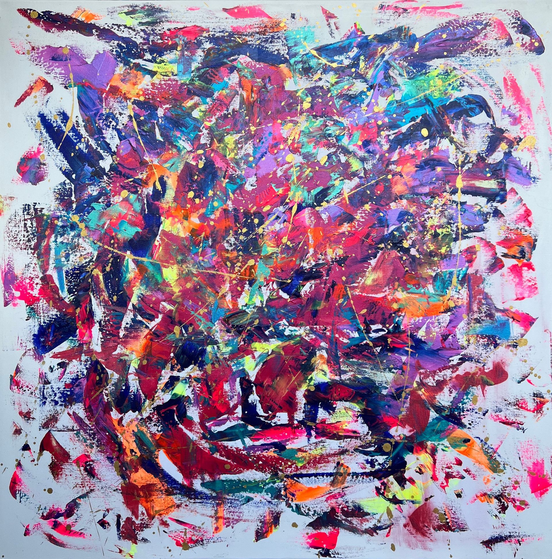 square colorful abstract artwork