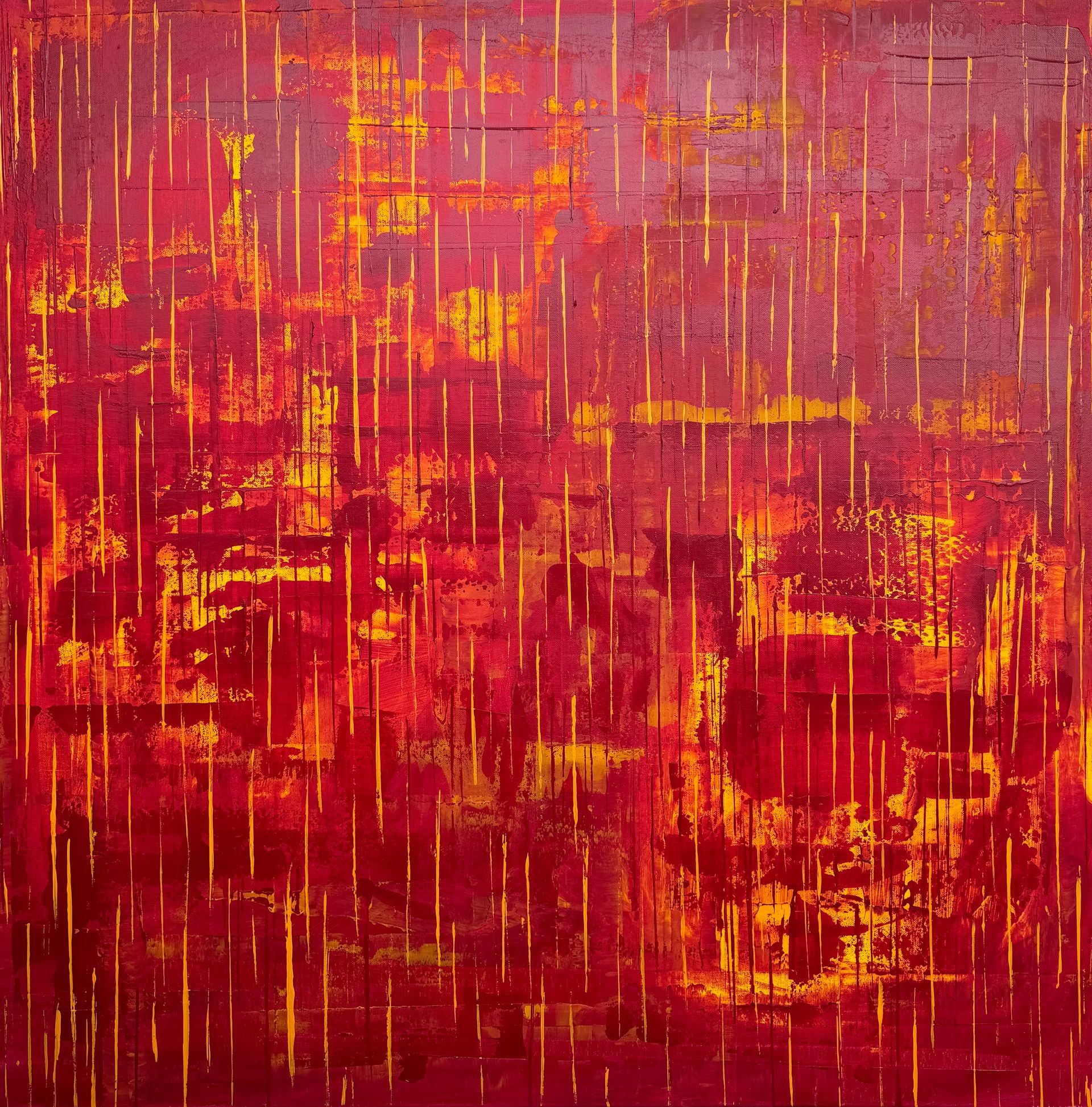 square abstract painting