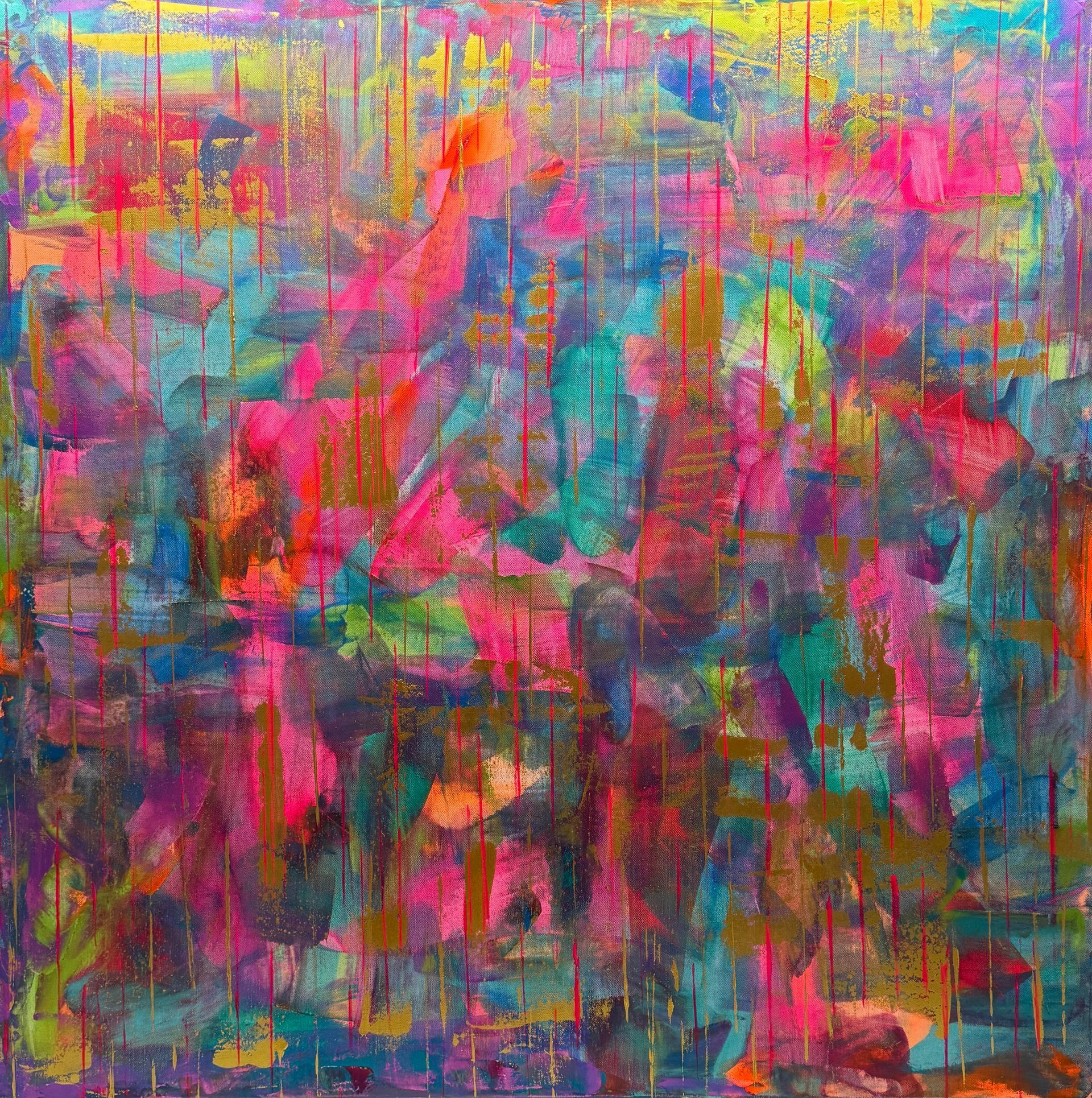 colorful square artwork