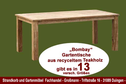 Teakholz Gartenmöbel Tische