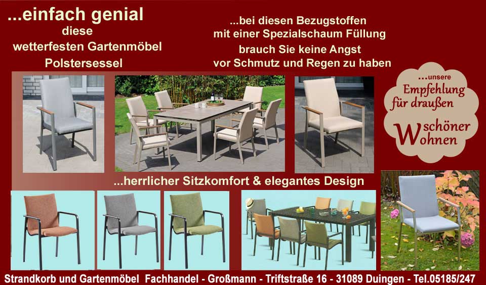 Sonnenpartner Stapelsessel United, Superior und Positano  sind wetterfeste Outdorr Gartenstühle mit einer Allwetterpolsterung Wetterfest Outdoor Gartenmöbel Polstersessel als Dining Stapel Stuhl United oder Positano oder  Outdoor Edelstahl Stapelsessel Superior