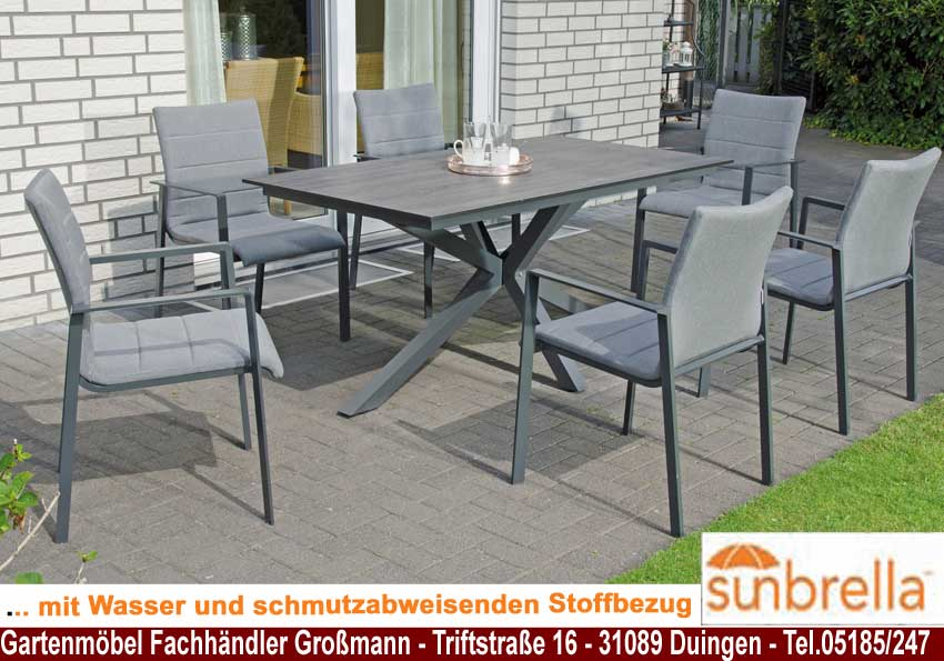 Sonnenpartner wetterfeste Gartenmöbel-Gruppe Kingdom