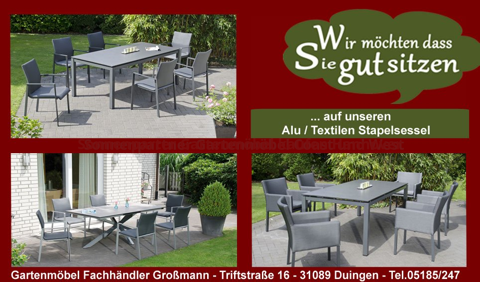 Wetterfeste Gartenmöbel_Sonnenpartner Gartenmöbel_ Gartenmöbel Stapelsessel West_Stapelsessel West_