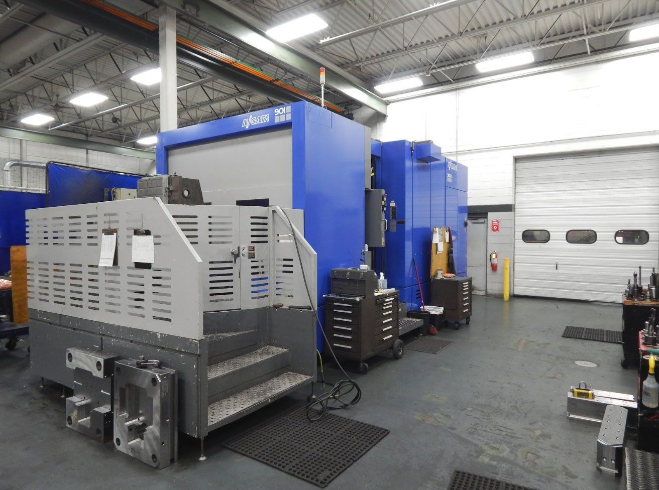 cnc machine side view