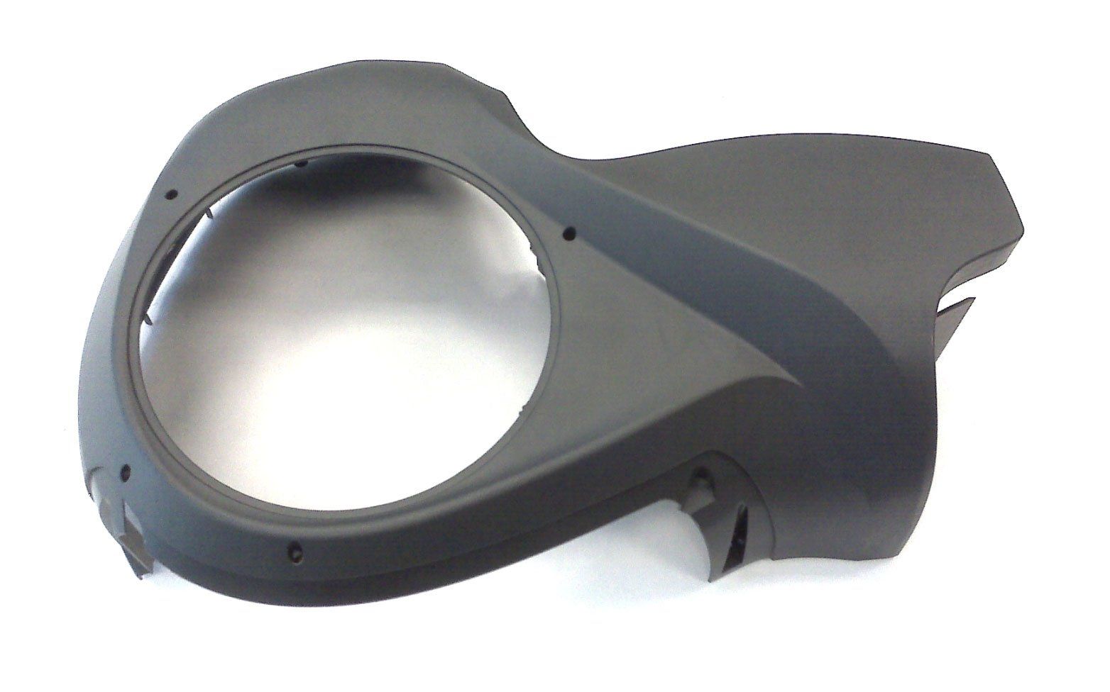 a single big piece of one of the injection molds