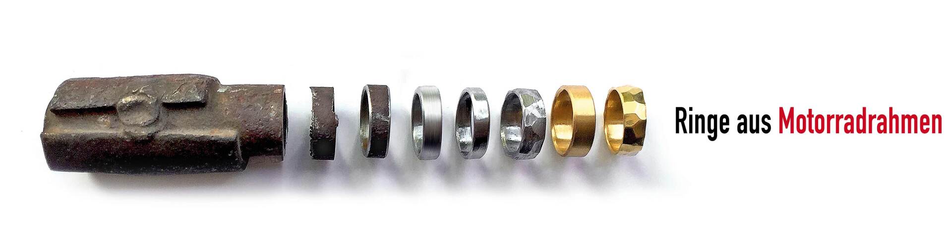 ringe aus motorradrahmen ringe aus motorradrahmen