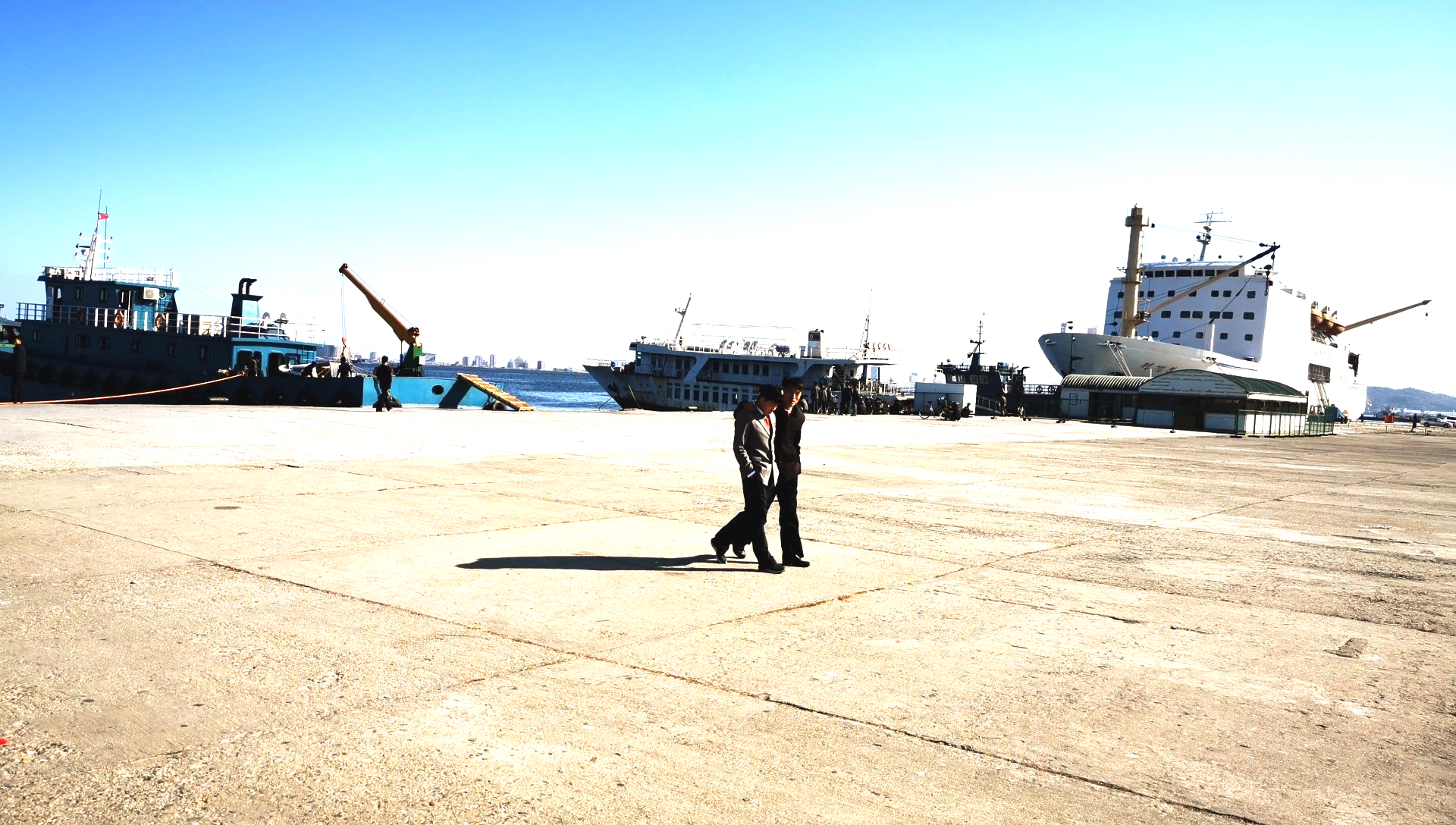 Hafenstadt Wonsan, Nordkorea