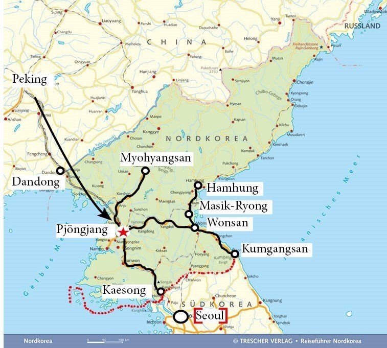 Route Silvester in Nordkorea