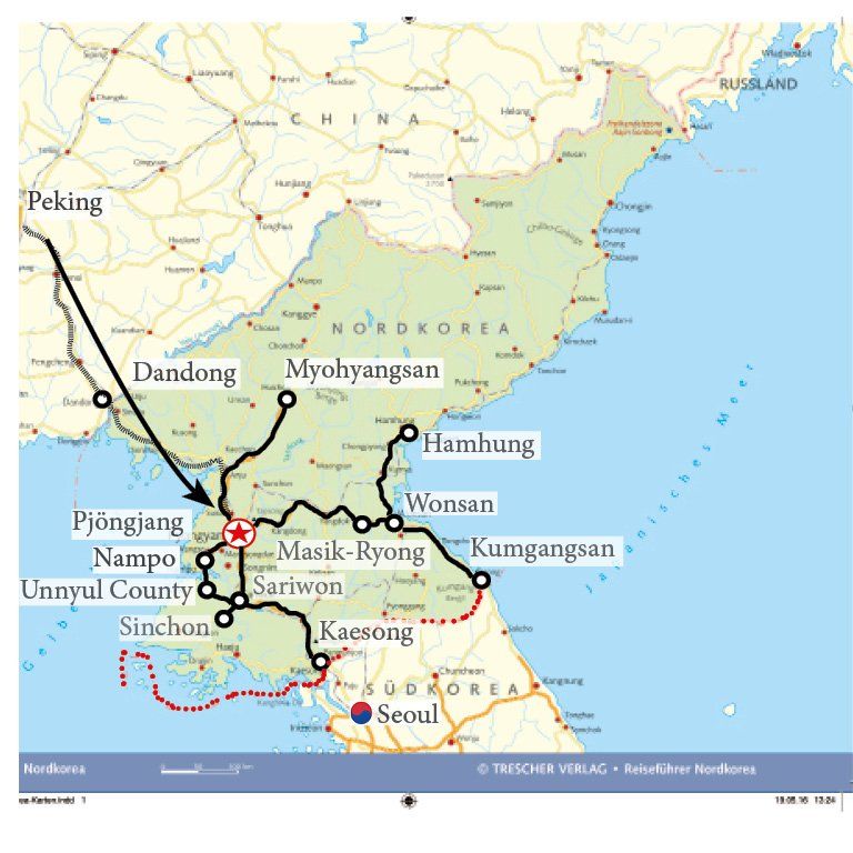 Reiseroute: Impressionen Nordkorea
