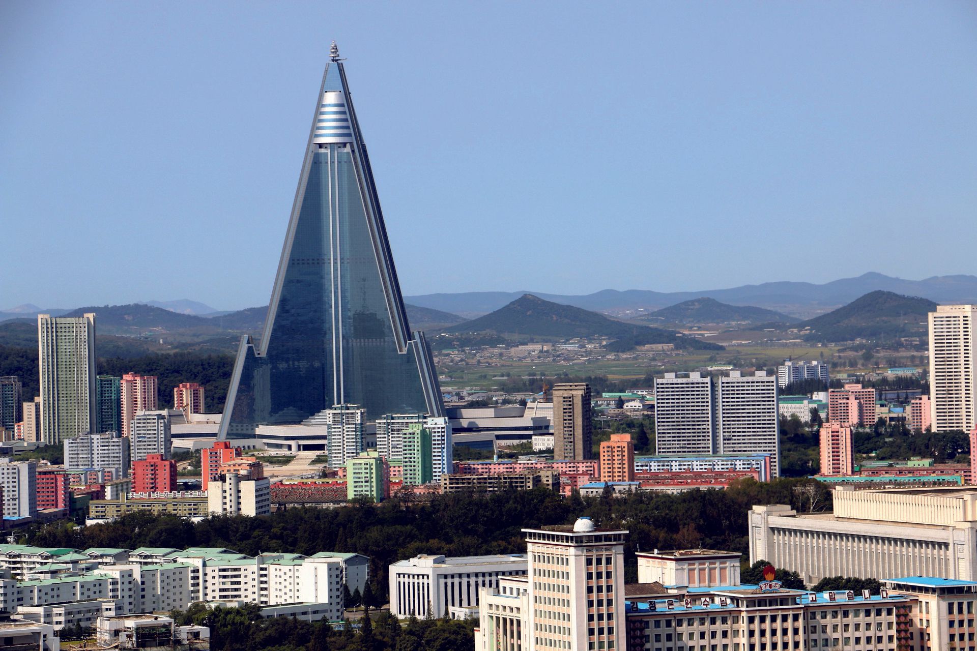 Pjöngjang-Panorama, Pjöngjang, Nordkorea