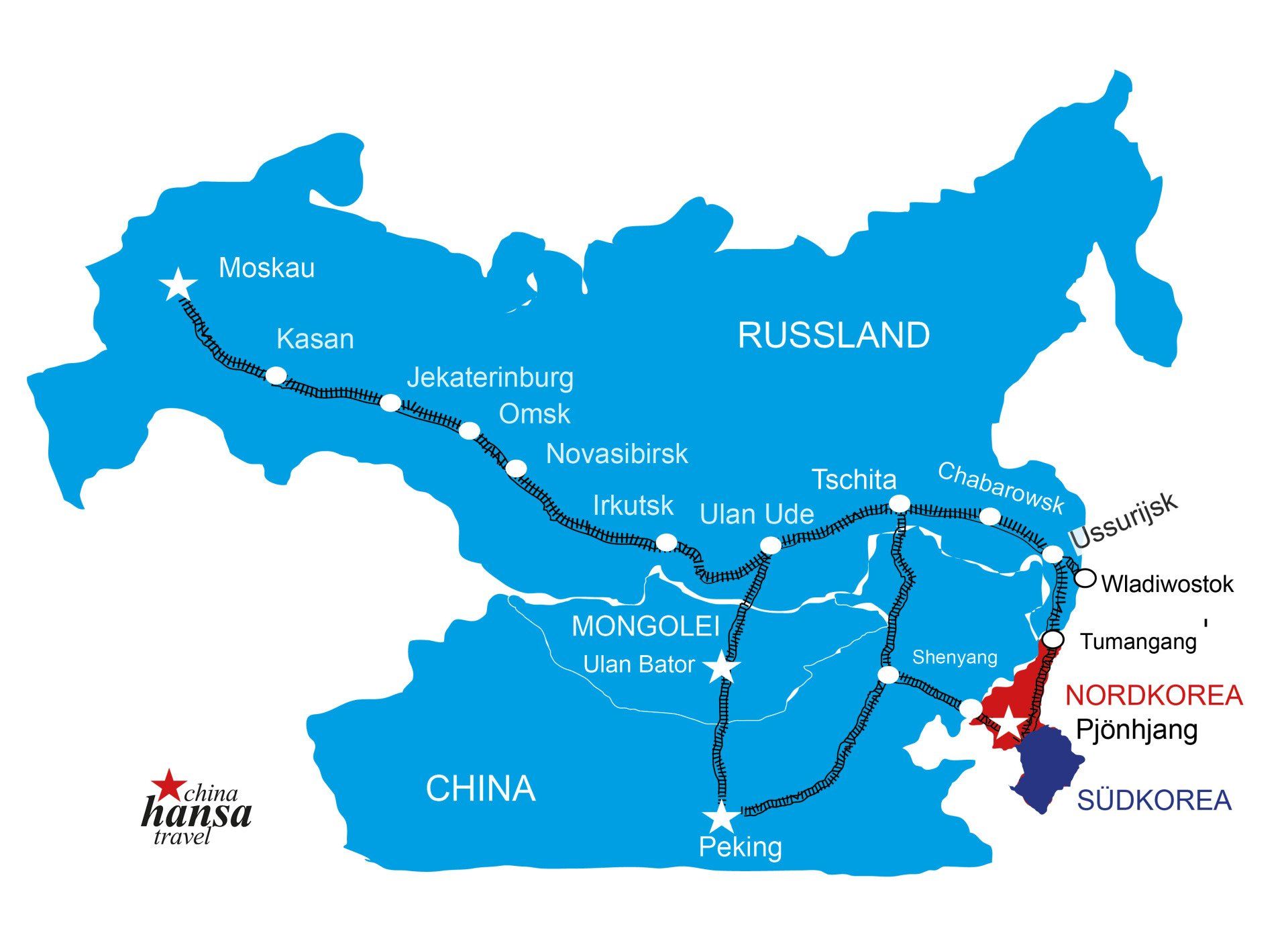 Reiseroute: Nordkorea zum Kennenlernen