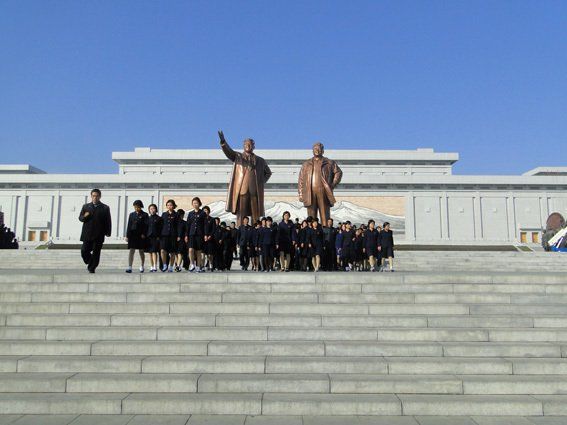 Großmonument Mansudae, Pjöngjang, Nordkorea