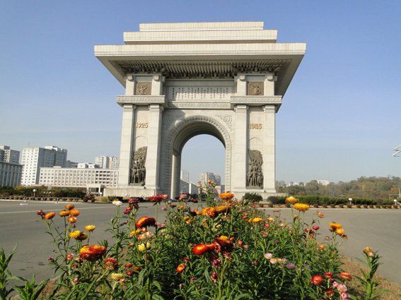 Triumphbogen in Pjöngjang, Nordkorea