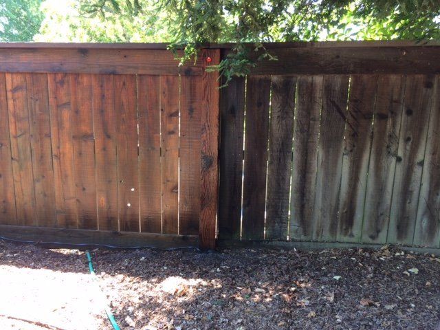 Picture of fencing along the parkway