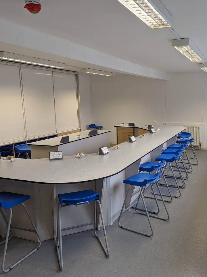 Electrical Sockets installed in a classroom at Brown's School