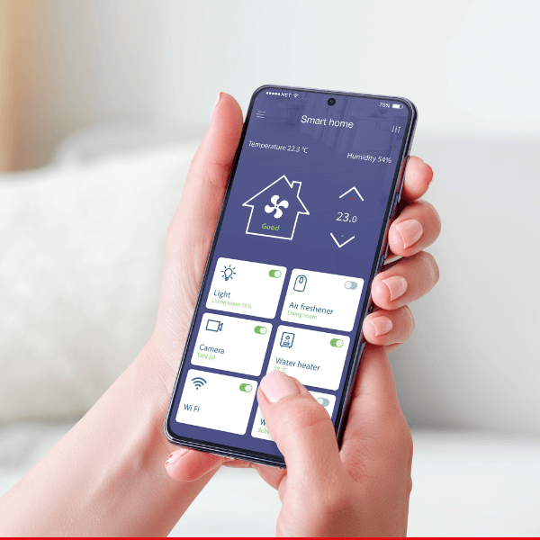 Smart home heating controlled by your smartphone