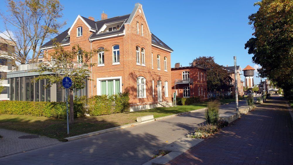 Die Promenade am Stau entlang der Hunte