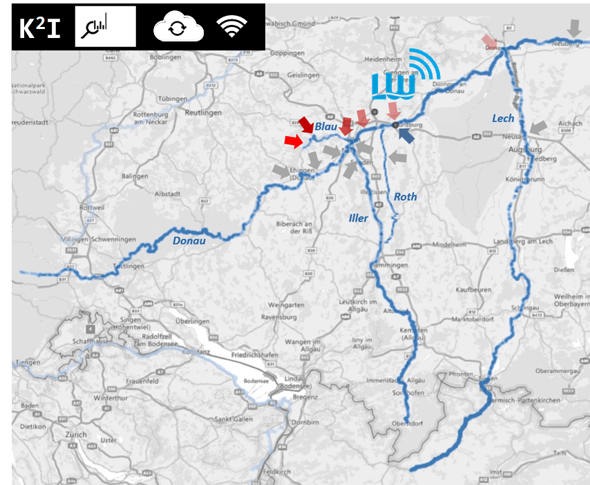 Grafik zur Modellregion Donau Grafik zur Modellregion Donau