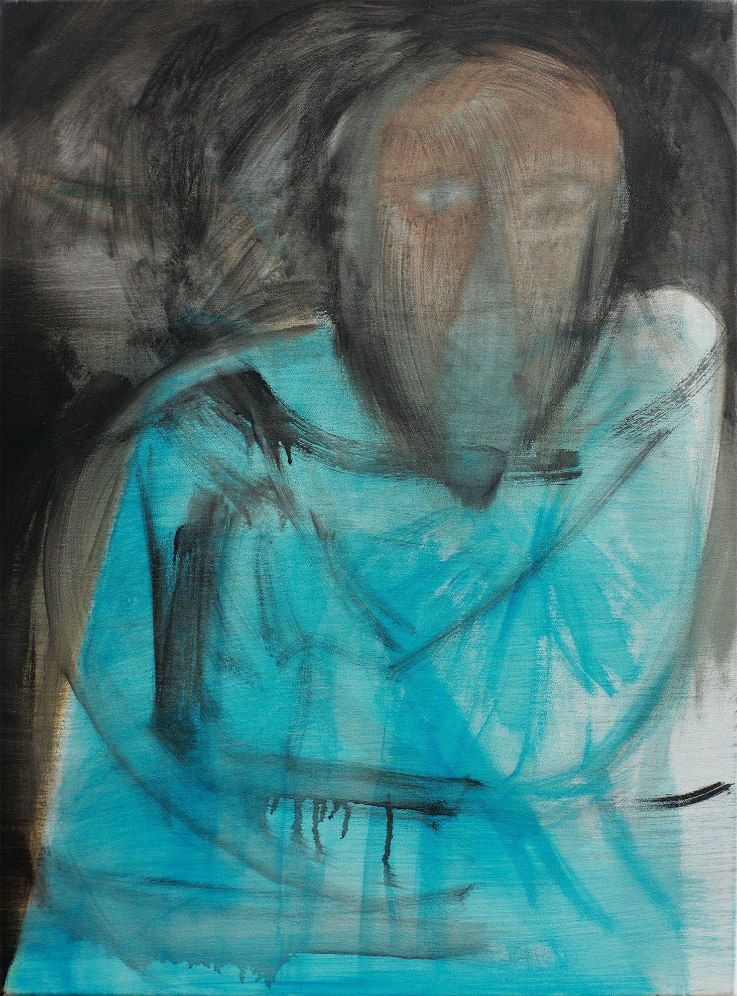 Recent paintings by Sebastian Bieniek (2015, Duplicato series)